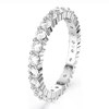 Bague Swarovski Matrix argenté_x000D_
T52 - vue V4