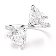 Bague Swarovski Mesmera argenté coeur_x000D_
T58