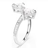 Bague Swarovski Mesmera argenté coeur_x000D_
T58 - vue V3