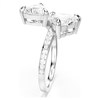 Bague Swarovski Mesmera argenté coeurs_x000D_
T55 - vue V4