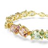 Bracelet Swarovski Gema doré cristaux multicolores - vue V3
