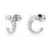 Boucles d'oreilles Swarovski Matrix perle de cristal - vue V4