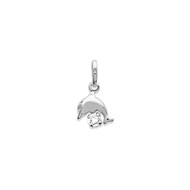 Pendentif Brillaxis Dauphin
argent rhodié et oxydes de zirconium