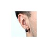 Boucles d'oreilles homme Lotus Style acier noir - vue V2