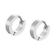 Boucles d'oreilles créoles homme Lotus Style