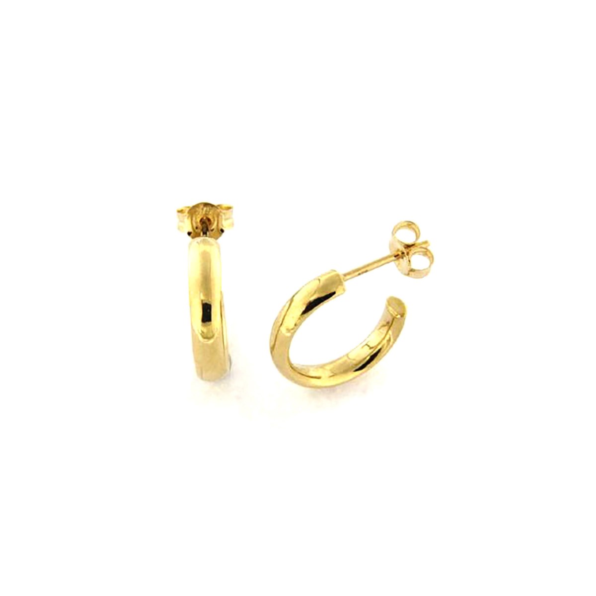 Boucles d'oreilles créoles ouvertes or jaune 18K
20 mm