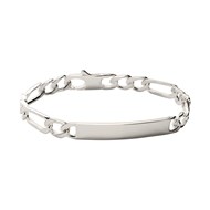 Bracelet identité homme Brillaxis argent