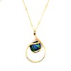 Collier Andrea Marazzini Nautilus doré
vert bleu jaune - vue V2