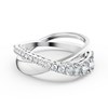 Bague Swarovski Twist Rows 55 - vue V1