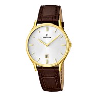 Montre Festina classique cuir marron