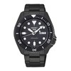 Montre Seiko 5 Sports automatique acier noir - vue V1