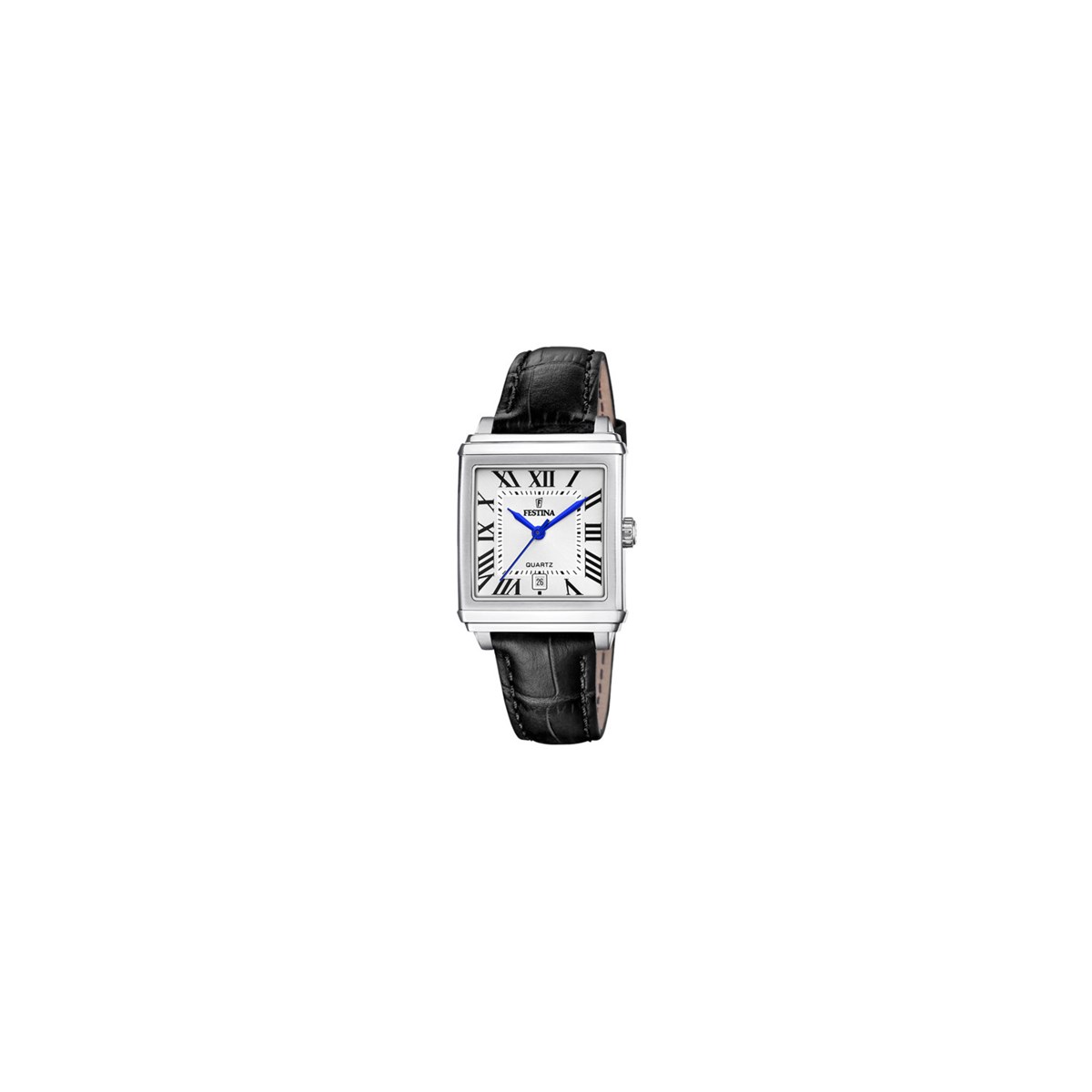 Montre femme Festina On The Square cuir noir