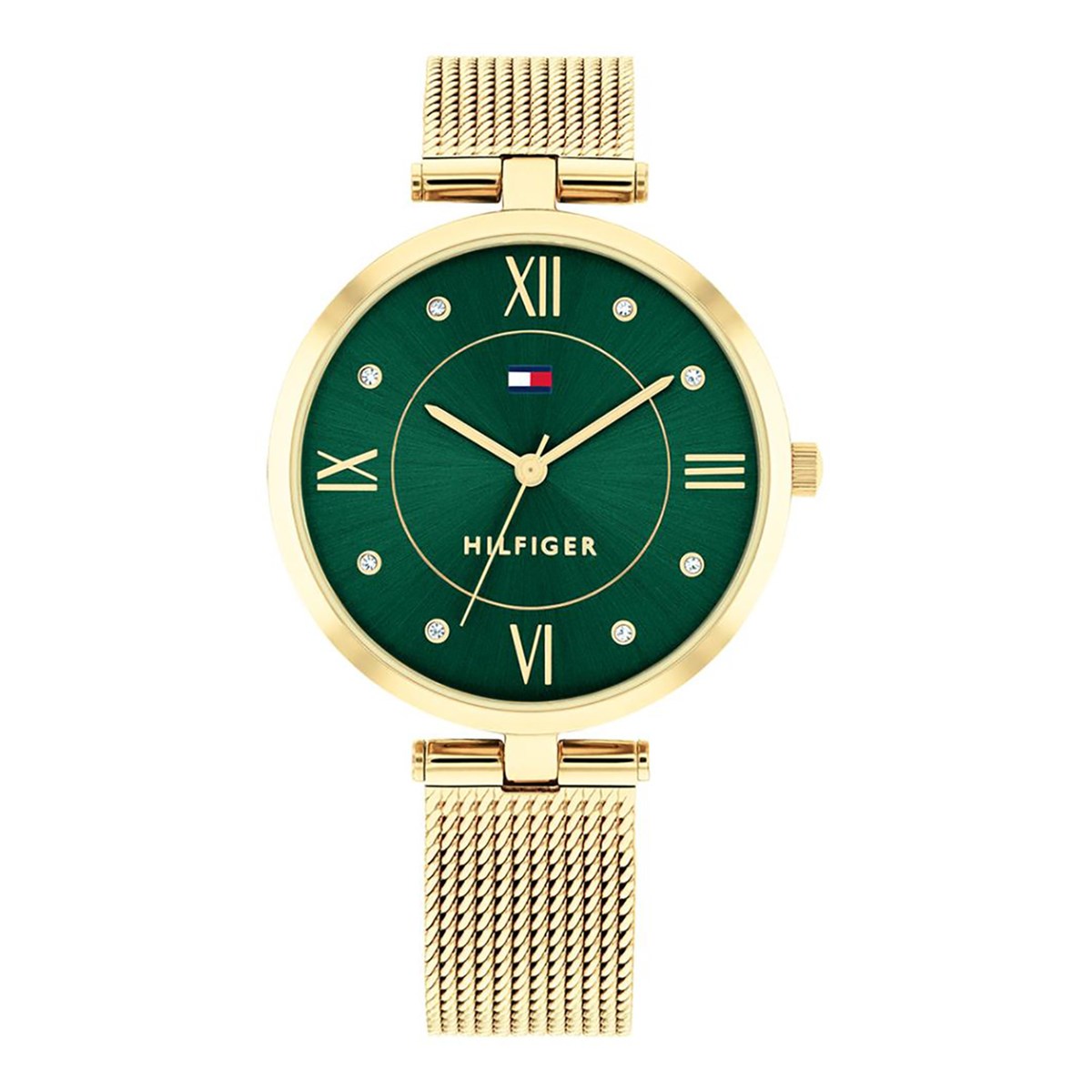 Montre femme Tommy Hilfiger ELLA
acier doré maille milanaise