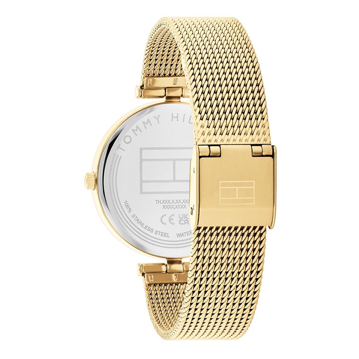 Montre femme Tommy Hilfiger ELLA
acier doré maille milanaise - vue 4