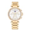 Montre femme Tommy Hilfiger chrono tout acier - vue V1