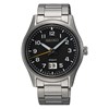 Montre Seiko date fond noir - vue V1