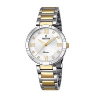 Montre femme Festina acier bicolore oxydes