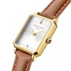 Montre femme Rosefield Octagon XS cuir camel - vue V3