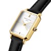 Montre femme Rosefield Octagon XS cuir noir - vue V3