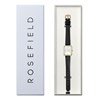 Montre femme Rosefield Octagon XS cuir noir - vue V4