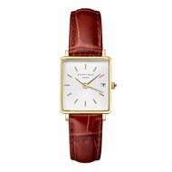 Montre femme Rosefield Boxy XS cuir marron