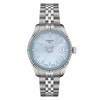 Montre femme Tissot Ballade acier cadran bleu clair - vue V1