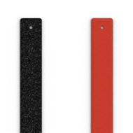 Cuir bracelet Les Georgettes paillettes noires/Rouge
14mm