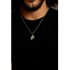 Collier mono-motif Jayden en Acier 316L - vue V2
