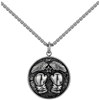 Collier mono-motif Logan en Acier 316L - vue V1