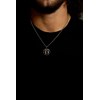 Collier mono-motif Logan en Acier 316L - vue V2