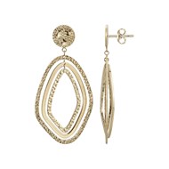 Boucles d'oreilles pendantes Lyra en Acier 316L