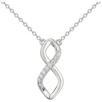 Collier en Argent avec oxyde de zirconium blanc