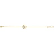 Bracelet Amaya en Plaqué Or avec oxyde de zirconium blanc