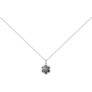 Collier Léonie en Argent avec oxyde de zirconium blanc