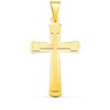 Pendentif  - Médaille Croix Or 18 Carats 750/000 Jaune - Chaine Offerte - vue V1