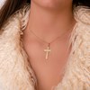 Pendentif  - Médaille Croix Or 18 Carats 750/000 Jaune - Chaine Offerte - vue V2