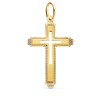 Pendentif  - Médaille Croix Or 18 Carats 750/000 Jaune - Chaine Offerte - vue V1