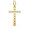 Pendentif  - Médaille Croix Or 18 Carats 750/000 Jaune - Chaine Offerte - vue V1