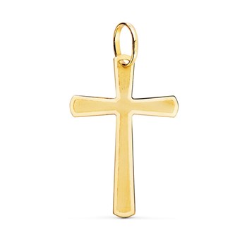 Pendentif  - Médaille Croix Or 18 Carats 750/000 Jaune - Chaine Offerte