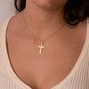 Pendentif  - Médaille Croix Or 18 Carats 750/000 Jaune - Chaine Offerte - vue V2