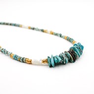 Collier heishi et crunchs - JOE