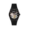 Drake Dual Time Automatic - Montre homme - Mouvement automatique squelette avec fonction 24H - Boitier noir - vue V1