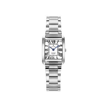 Montre femme - Mouvement quartz suisse 2 aiguilles - Bracelet argent