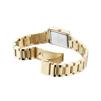 Montre femme - Mouvement quartz suisse 2 aiguilles - Bracelet doré