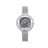 CHLOE - Montre Femme - Analogique Mouvement 3 aiguilles - Boitier rond en métal - Bracelet en mailles milanaises argent - vue V1