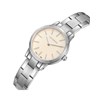 MARGARET - Montre Femme - Analogique Mouvement 2 aiguilles - Boitier rond en métal - Bracelet en métal - Cadran beige - vue V2