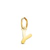 Pendentif Or 18 Carats 750 Jaune - Initiale Lettre 'Y' - Chaine Offerte - vue V1