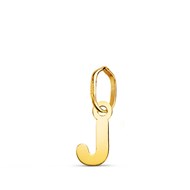 Pendentif Or 18 Carats 750 Jaune - Initiale Lettre 'J' - Chaine Offerte