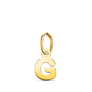 Pendentif Or 18 Carats 750 Jaune - Initiale Lettre 'G' - Chaine Offerte