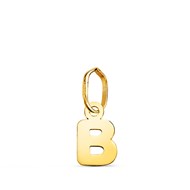 Pendentif Or 18 Carats 750 Jaune - Initiale Lettre 'B' - Chaine Offerte